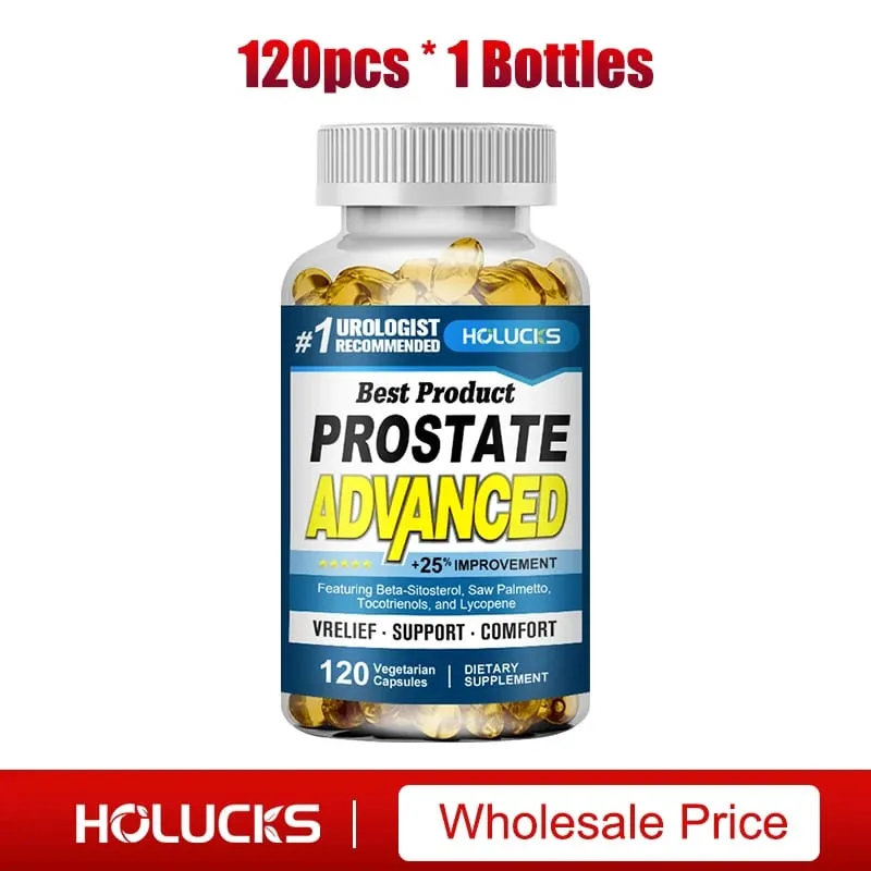 Prostate Capsules with Saw Palmetto Urinary Tract Health Relieve Frequent Urination Hair Growth Bladder Support for Men — image 6