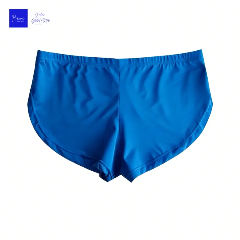 Men Galaxy Smoke Print Split Hem Ice Silk Trunks Low Rise Quick Dry Slim Lounge Shorts Lightweight Breathable Underwear for Gym — image 10