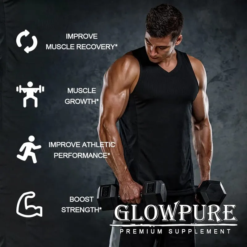 Creatine Monohydrate Capsules for Muscle Endurance Workout Recovery Mass Gainer Strength Performance Nutritional Supplement