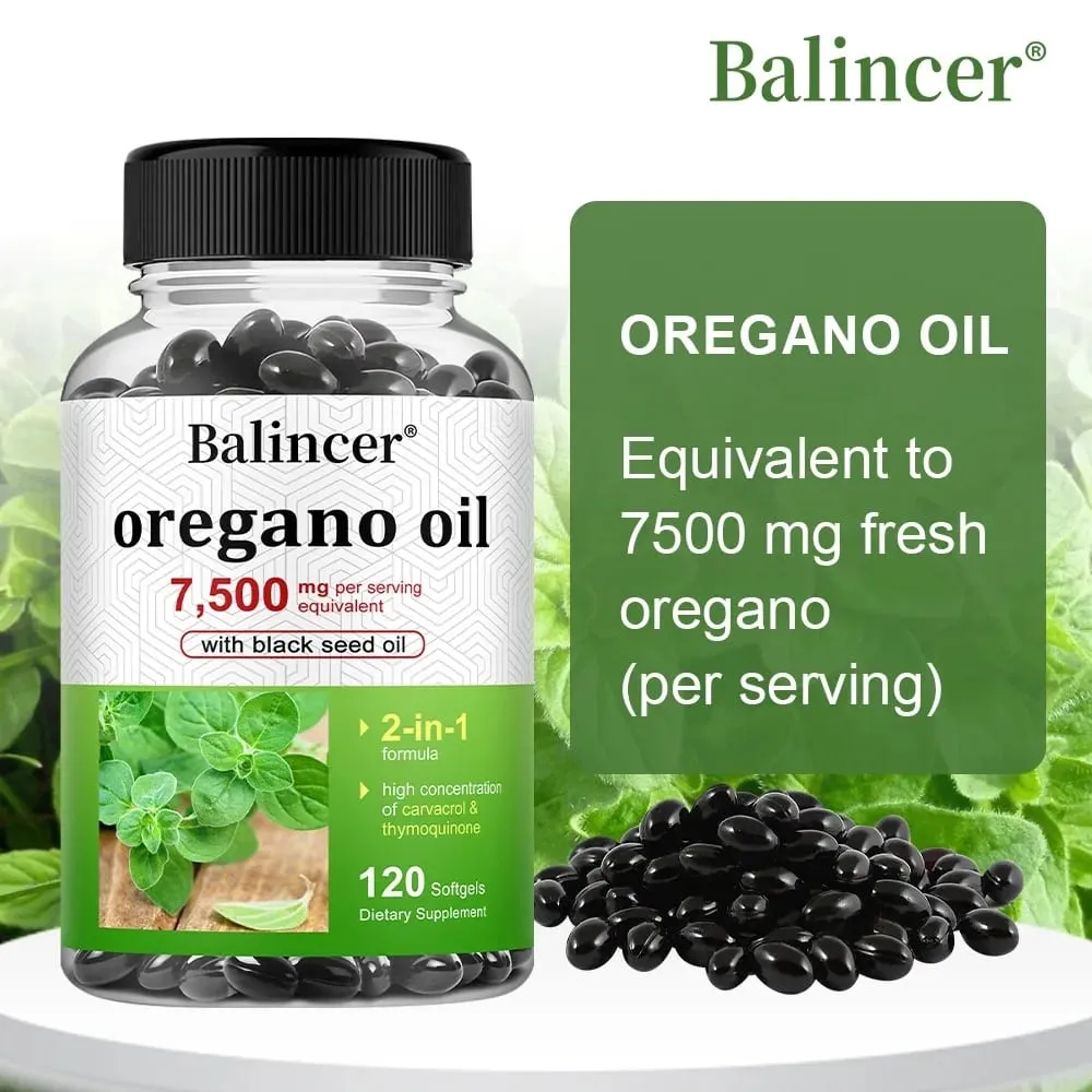 Minyak Oregano 7 500 Mg dengan Minyak Habbatussauda – Carvacrol Tinggi Mendukung Otot Saraf Tulang Pencernaan dan Kesehatan Kekebalan Tubuh — image 4