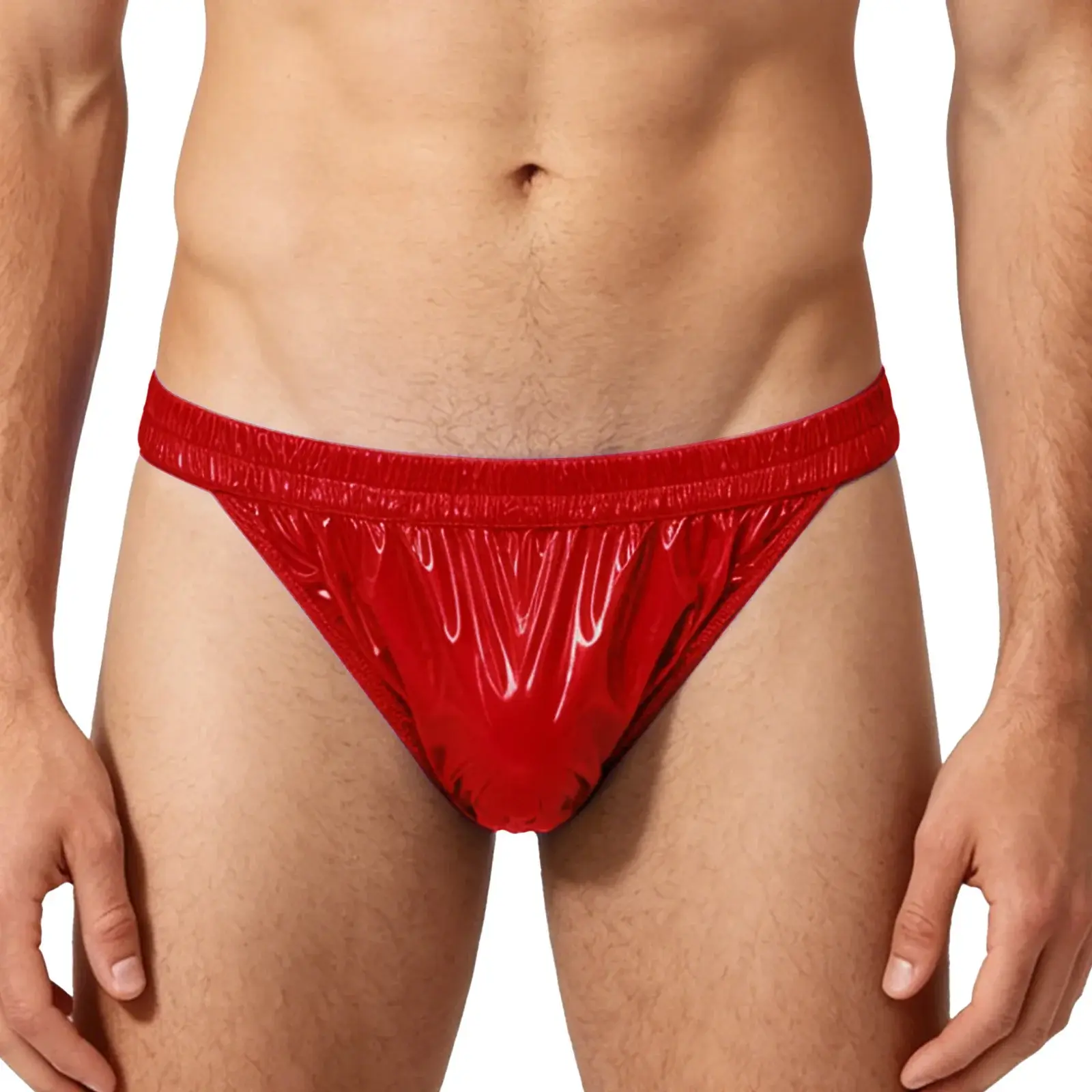 Mens Waterproof Swim Briefs Elastic Waistband Bikini Briefs Swim Bottoms Swimming Surfing Sunbathing Swimwear Bathing Suit — image 23