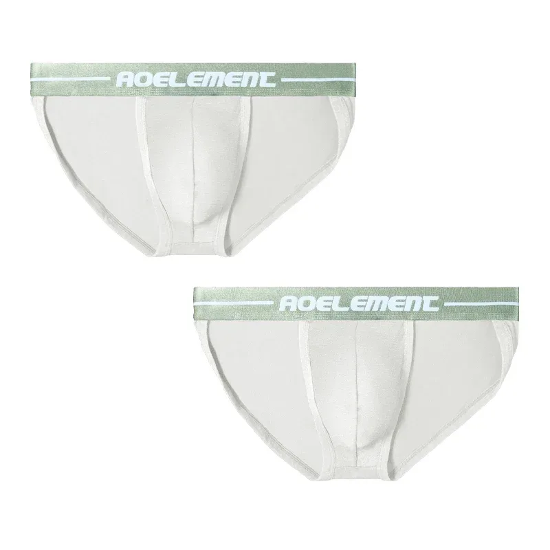 2PCS Sexy high-cut breathable sports triangle underwear with U-shaped pocket to support men's underpants — image 5