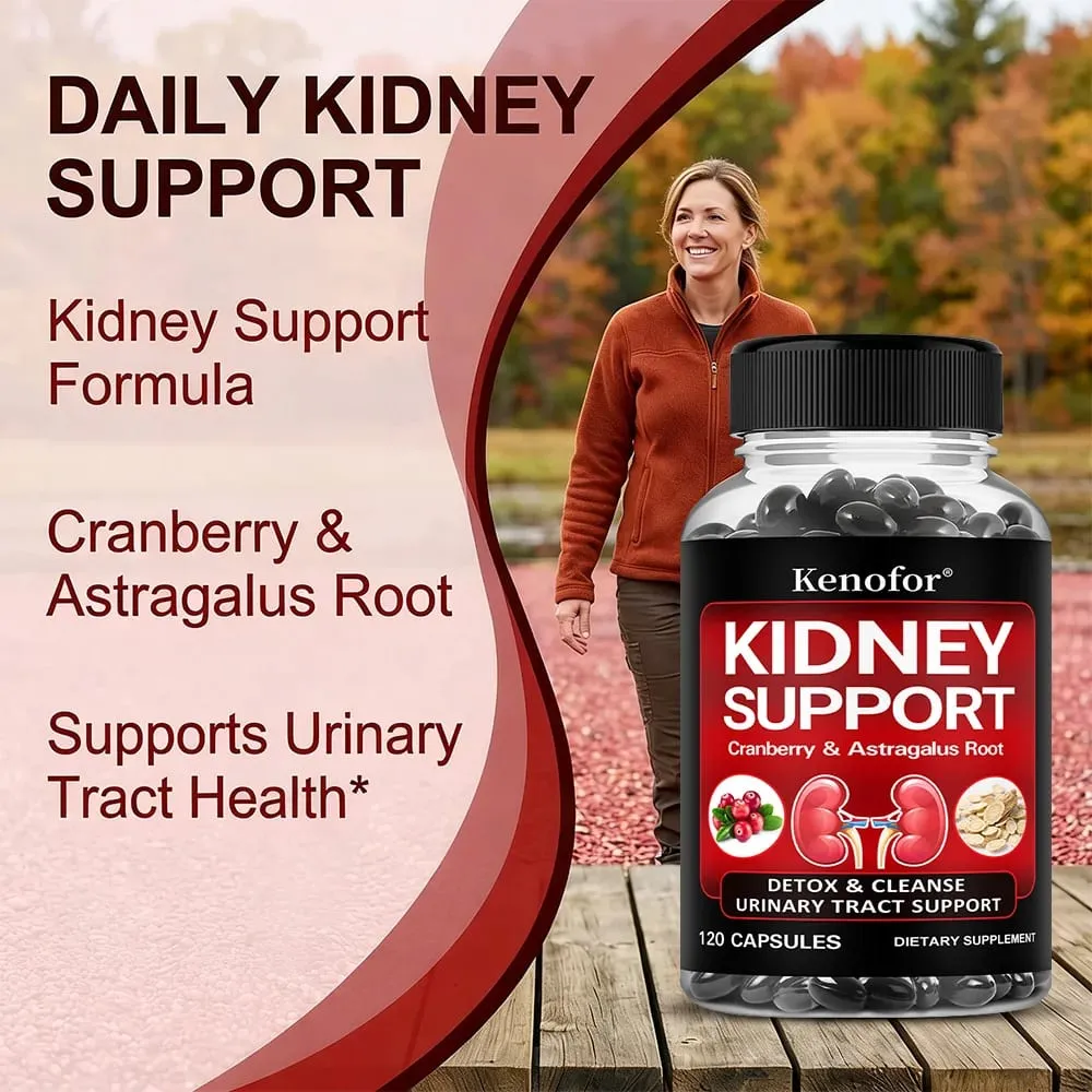 Kidney Support Supplement - with Cranberry for Normal Urinary Tract Health and Bladder Health Healthy Kidney Function — image 4
