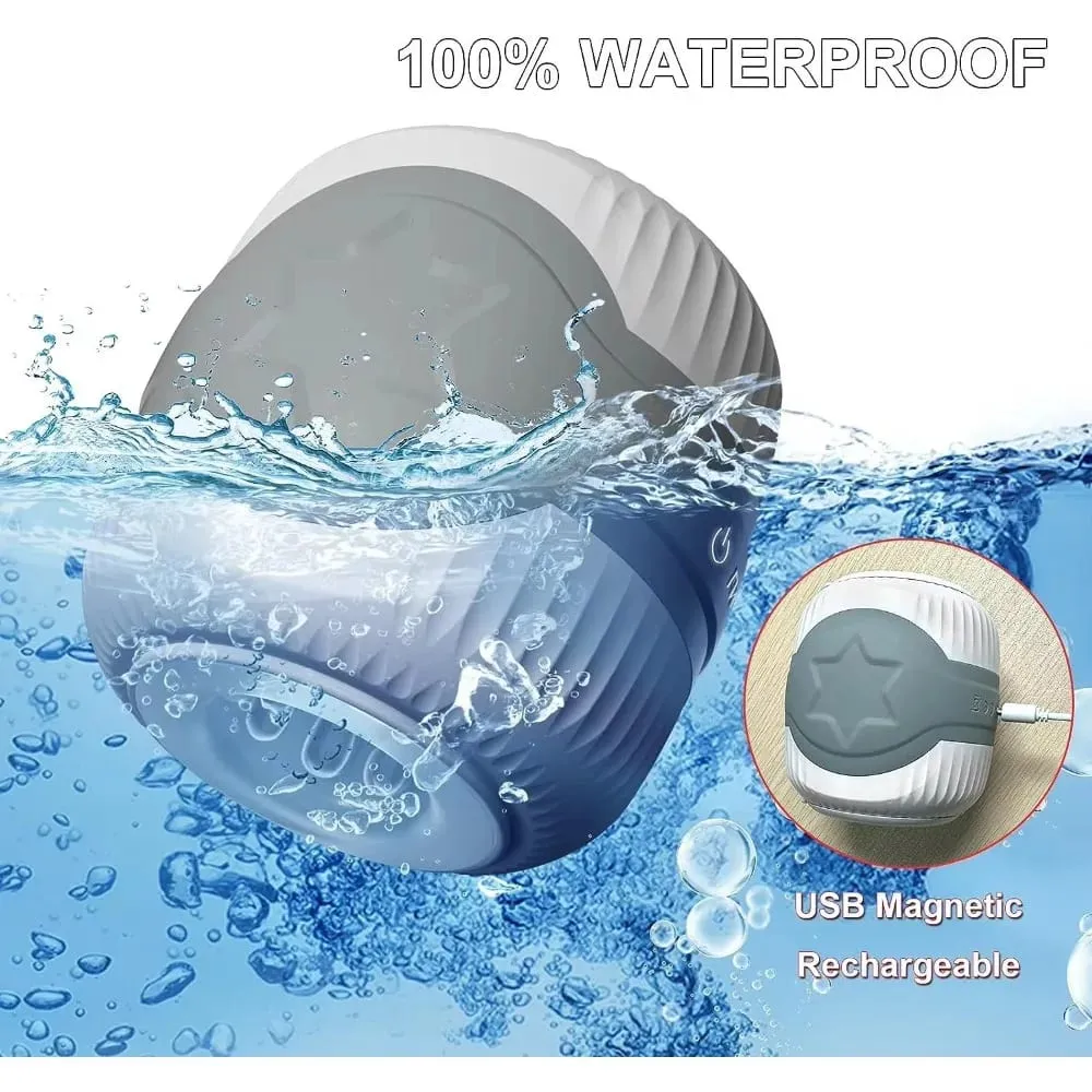 10-frequency Small Barrel Aircraft Cup Male Vibration Masturbator Set Penis Exercise Dual Motor Sex Toys