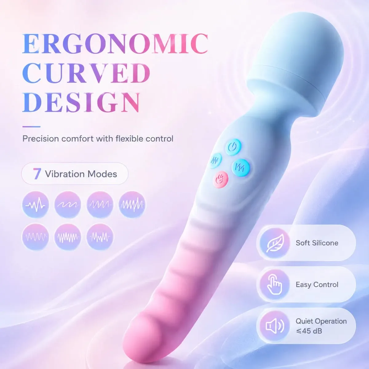 AV Vibrator for Women Powerful G Spot Dildos Magic Wand Clitoris Stimulator 3 IN 1Vagina Massager Adults Sex Toys for Woman — image 4