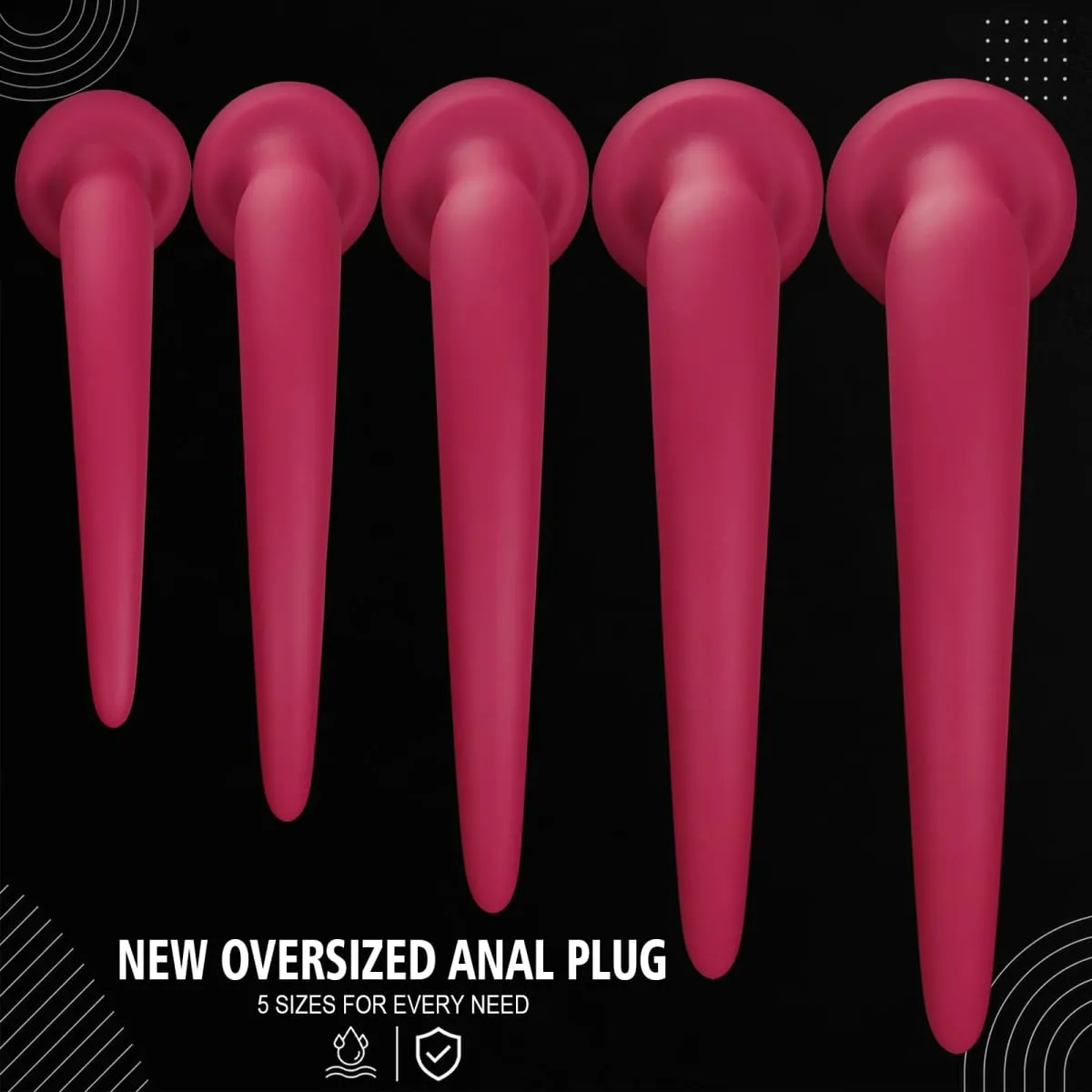 66cm Super Long Huge Anal Plug Big Thick Butt Plugs Training Anal Dilator Toy Prostate Massager Adult Anal Sex Toy For Women Men — image 5