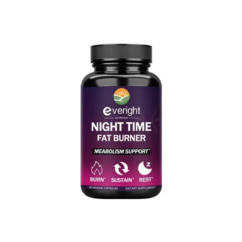 Nighttime Fat Burner & Appetite Suppressant - Thermogenic Metabolism Booster for Weight Loss and Immune Health