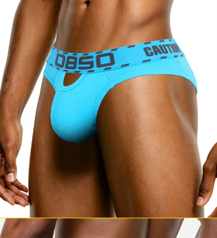 1/3Pcs Cotton Men Underwear Sexy Breathable Bikini Panties Underpants Large Crotch Pouch Mens Briefs with Front and Back Cutouts — image 16