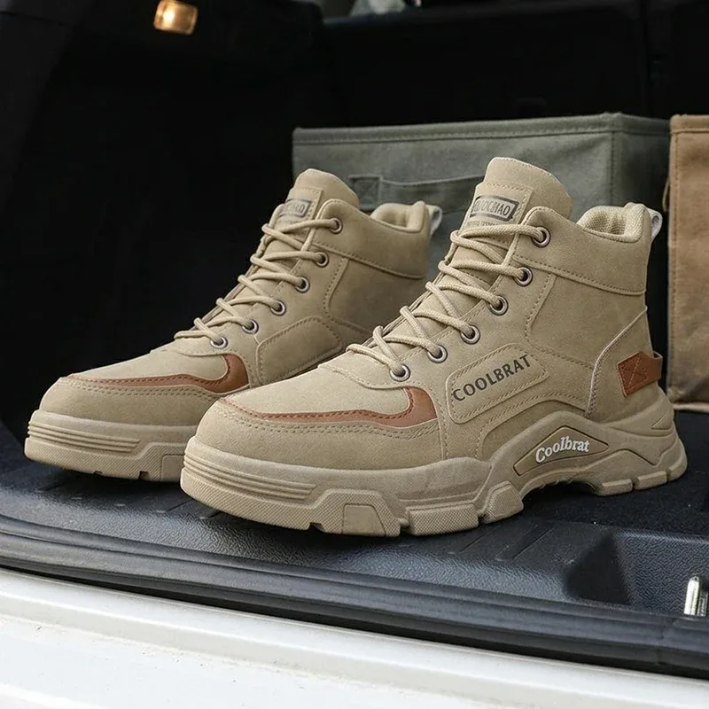 Spring/Summer Large Size Fashionable Mid-Cut Simple High-Quality Durable Comfortable Business Casual Outdoor Sports Men's Shoes — image 6