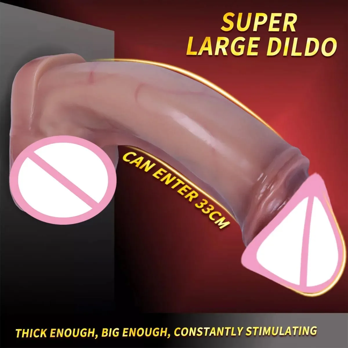 Super Huge Dildo Women Masturbation Penetration Anal Super Large Dick Anal Plug Expander Thick Penis Adult Sex Toys Dildos 18+ — image 6