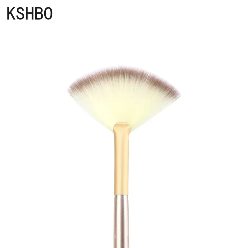 5pcs Fan Brushes Facial Brushes Soft Makeup Brush Cosmetic Applicator Tools Wooden Handle and Soft Fiber for Peel Mask — image 4