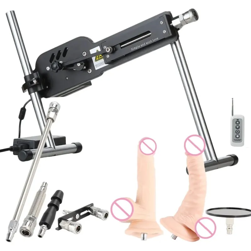 Adult Sex Machines for Couple Masturbating Pumping Gun Adjustable Speed Love Sex Machine for Men with Masturbation Cup