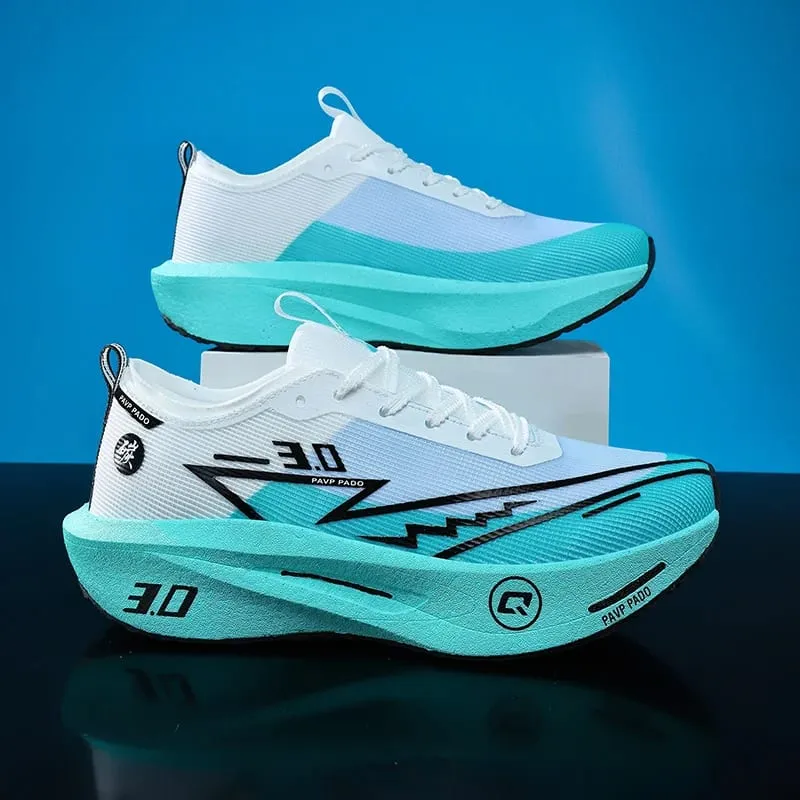 Comfortable Men Running Shoes Marathon Carbon Board Speciality Sports Men's Sneakers Breathable Women Walking Athletic Sneakers