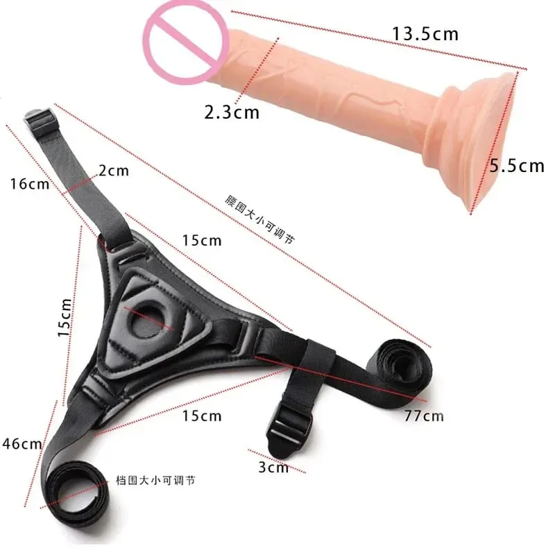 G Spot Stimulator Wearable Strap on Penis for Lesbian Adult Standard Size Panties Strap on Dildo Pants Strap Sex Toys for Women — image 3