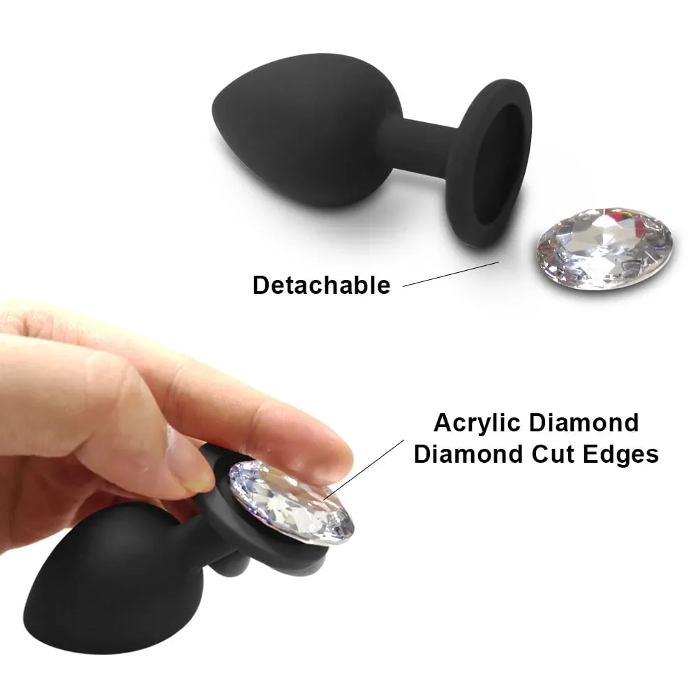 Anal Toy Soft Silicone Anal Plug Mini Bullet Vibrator Butt Plug Men Women Gay Couples Anal Prostate Stimulator Sex Toy for Adult — image 5