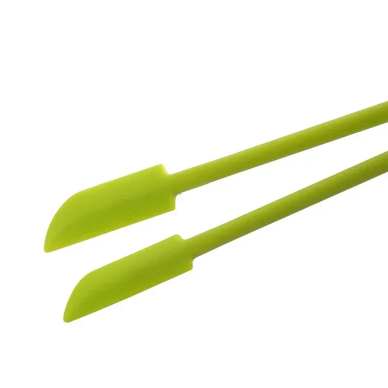 Cosmetic Bottle Silicone Mini Scraper 3-Piece Set Double-End Spatula for Baking Jam and Cream — image 5