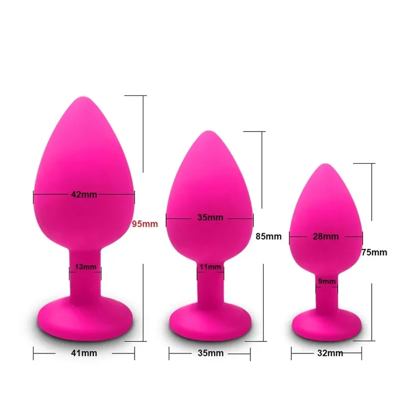 4st mjuk silikon analplugg Mini Erotisk Bullet Vibrator Butt Plug Sexleksak för män Kvinnor Gay Par Anal Prostata Stimulator — image 16