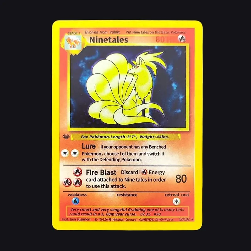 Proxy PKM English GAME 1ST EDITION Charizard Blastoise Venusaur Mewtwo Holo TCG Game Collection Card — image 17