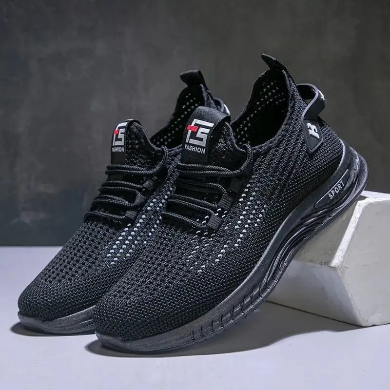 Men's Summer Casual Breathable Mesh Trendy Sports Shoes Soft Soled Non Slip Running Shoes Lightweight 39-45