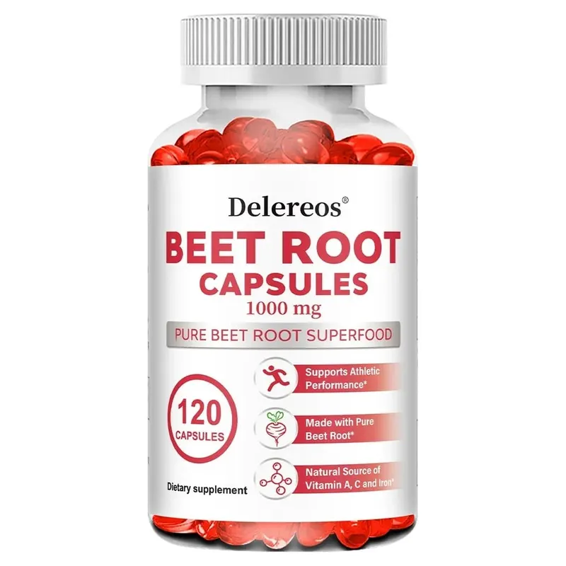 Beetroot Capsules - Supports Digestive Immunity Health Improves Energy Athletic Performance Non-GMO Gluten-free — image 9
