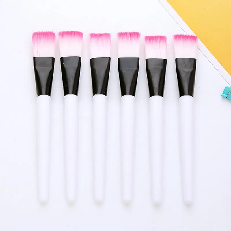 10pcs Facial Mask Brush Makeup Brushes Eyes Face Skin Care Masks Applicator Cosmetics Mask Brush Tools Pink Handle — image 6