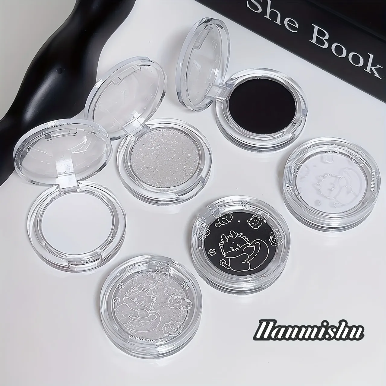 Muge Leen Long Lasting Single Eye Shadow Three Textures for Eye Makeup & Facial Brightening Cosmetic Gift — image 6