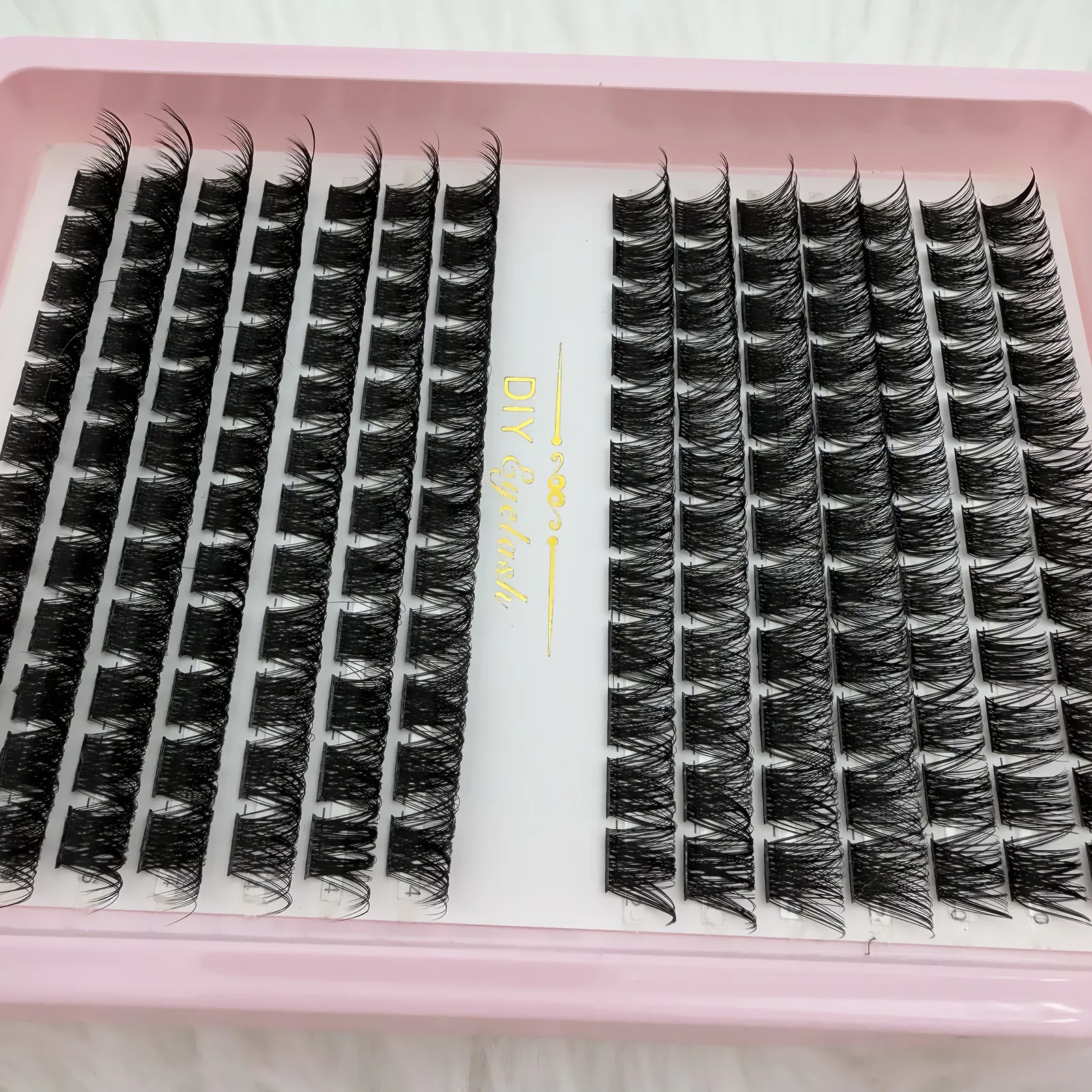 D Curl Lash Clusters Mixed Fluffy DIY Eyelash Extensions Natural Look Reusable Individual False Lashes For Daily Eye Makeup — image 5
