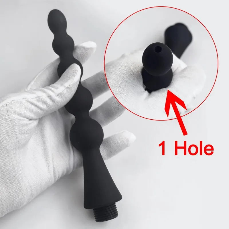 1 Uds. De silicona, tapón de descarga a tope, enema de ducha, dilatadores anales, limpiador de inodoro, Juguetes sexuales para adultos, Bondage BDSM, bienestar sexual — image 9