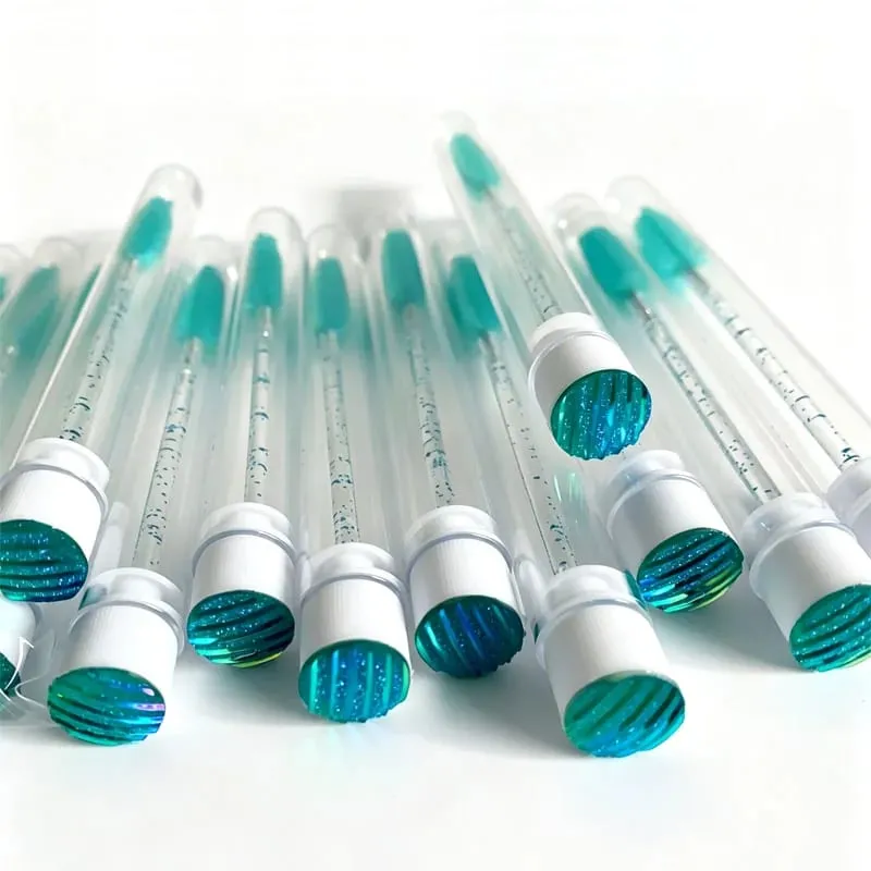New 20/40pcs Disposable Eyelash Brush Tube Mascara Wands Tubes Dust-proof Lash Spoolies Storage Makeup Tool HZS36 — image 6