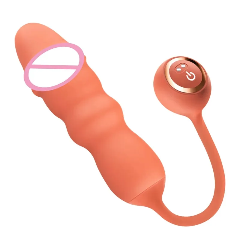 2 in 1 Thrusting Dildo Vibrator Anal Vaginal Clitoris G-Spot Stimulator Remote Control Fast Orgam Masturbator Sex Toys for Women