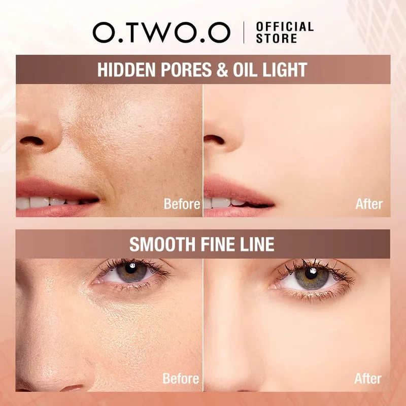 O.TWO.O Set completo di trucco Mascara waterproof Eyeliner Fondotinta BB Cream Cuscino d'aria Correttore Rossetto Primer viso Set di cosmetici — image 3