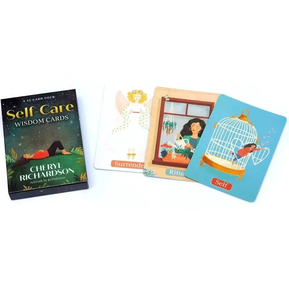 Self Care Wisdom Cards Tarot Deck Oracle Card Fate Divination Leisure Entertainment Family Gatherings Tarot Card Board Game — image 2