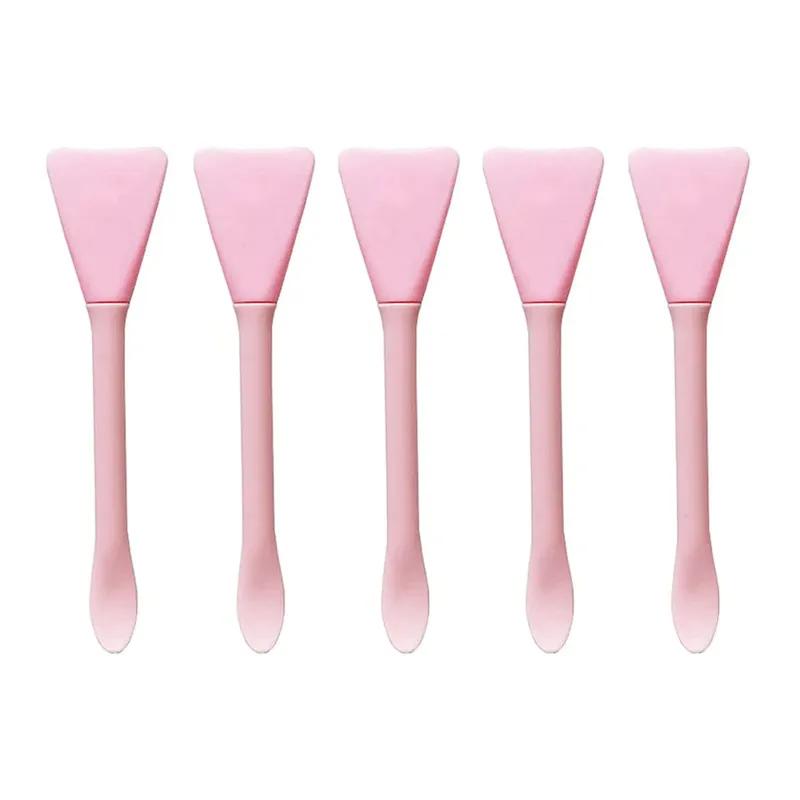 5ks silikonové štětce na pleťovou masku Aplikátor špachtle na make-up Aplikátor na péči o pleť Lotion krém na obličej Aplikátor na make-up lázně — image 8