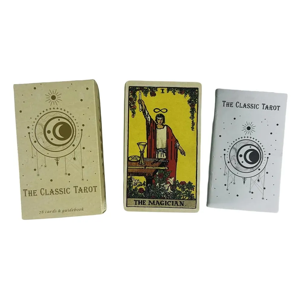 1/3/5 Pcs The Classic Tarot Cards Deck For Easy Beginners Fate Fortune Telling Party Tabletop Board Game Wholesale — image 1