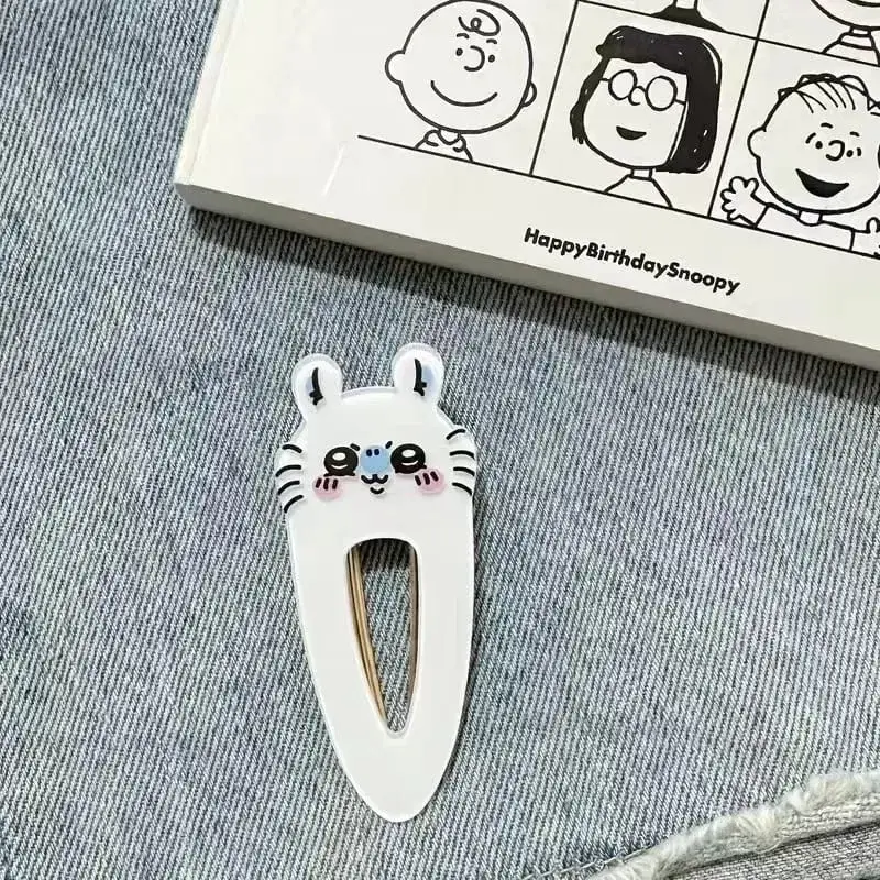 New jiyi jiyi Acrylic Hairpin Xiaoba Usachijiyi Flying Squirrel Chestnut Head Cute Cartoon Duckbill Clip Student Girl — image 12