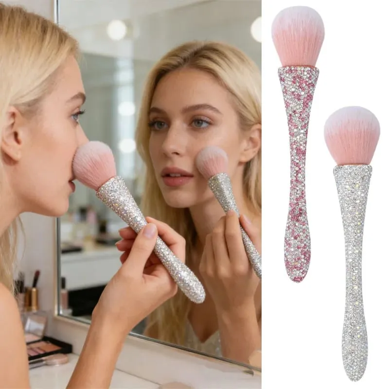 1PCDiamond Handle Makeup Brush LoosePowder Brush BlushBrushes Professional Small Waist Beauty Cosmetics Tools Brochas Maquillaje — image 1