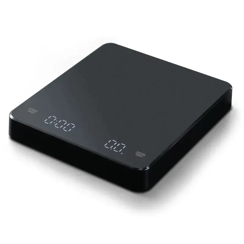 USB Rechargeable Digital Espresso Scale with Timer LED Screen 3kg 0.1g Precision Kitchen Scale Support g oz ml Unit Conversion