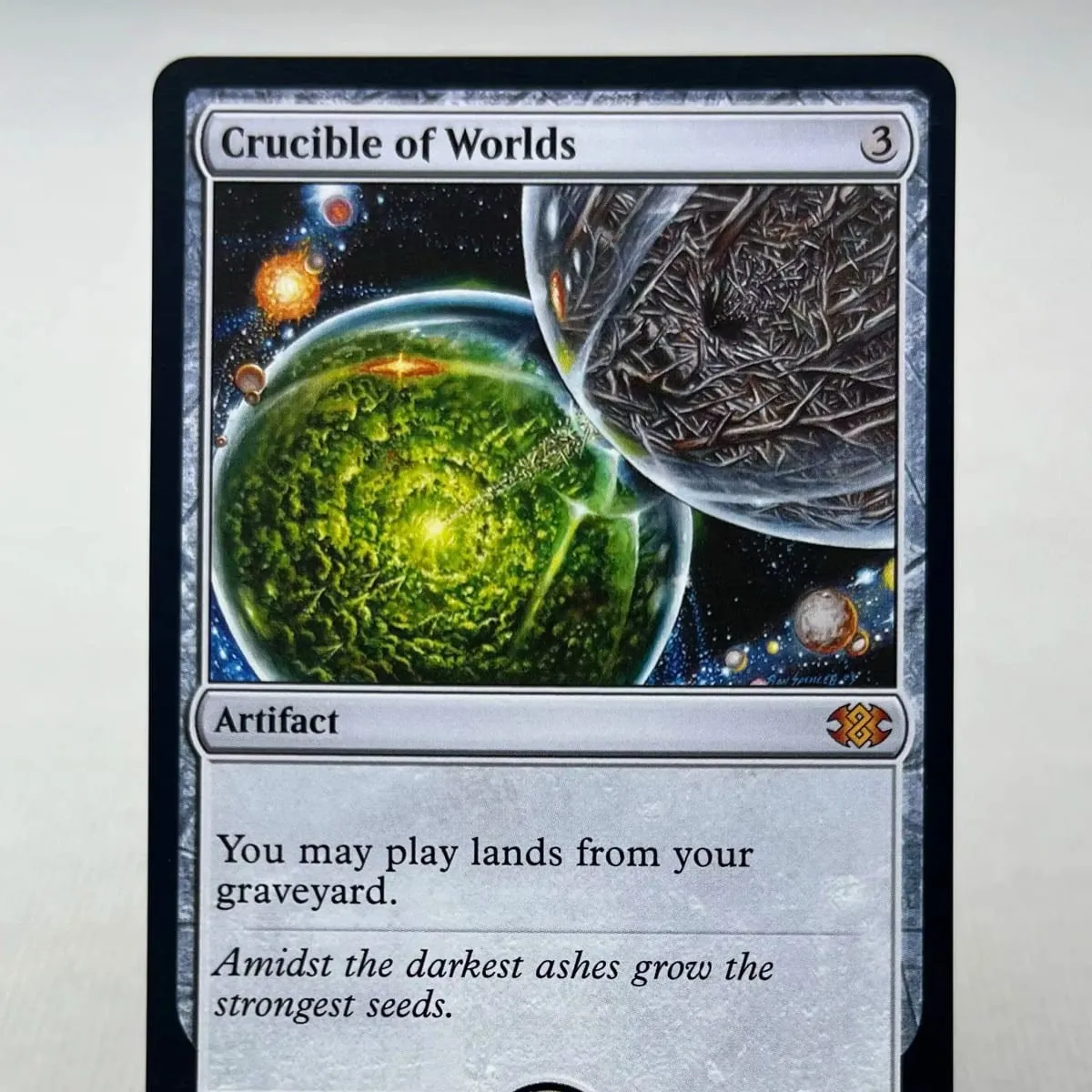AFR 2X2 KHM HOLO9-002 Tcg Proxy Cards Smothering Tithe Bloom Tender City of Brass Damnation City of Brass City of Brass — image 4