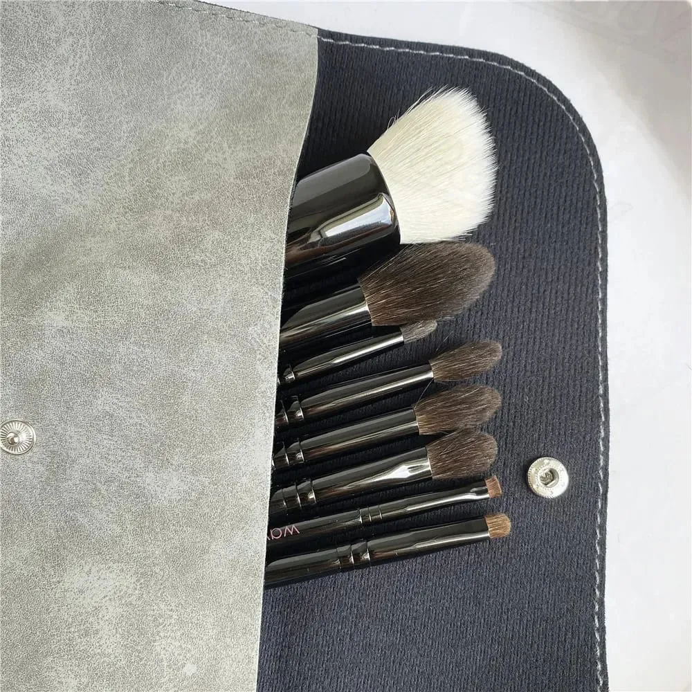 WG Luxury Squirrel Hair Foundation Powder Eye Shadow Crease Blending แปรงแต่งหน้า Precision Detail เครื่องสำอางค์แปรงเครื่องมือ — image 5