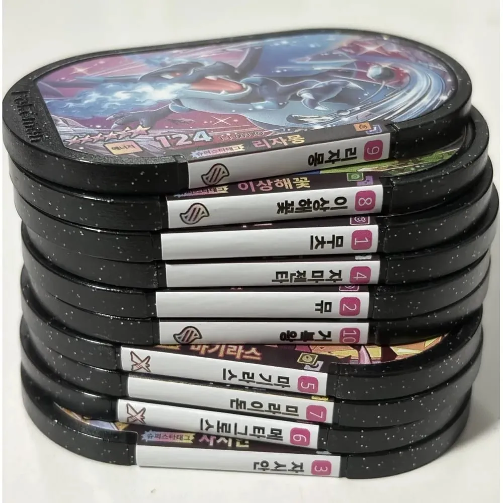 Korean 스타태그 스타더스트 1 2 탄 6 Star Mezastar Disk Card 포켓몬 태그스타 가오레 태그스타 Fit for Superstar Tag Battle Trading Collectible Game Card — image 5