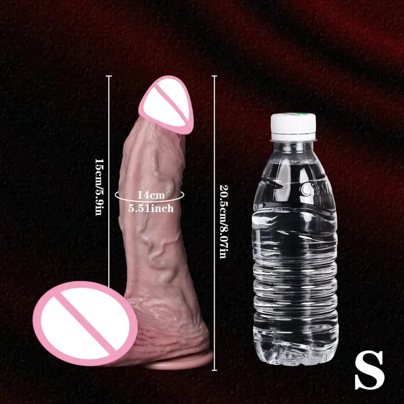 Realistic Skin Soft Big Dildo 3 Sizes Silicone Penis For Woman Anal Sex Toy Vein Cock Vaginal Masturbation Suction Cup Big Dick
