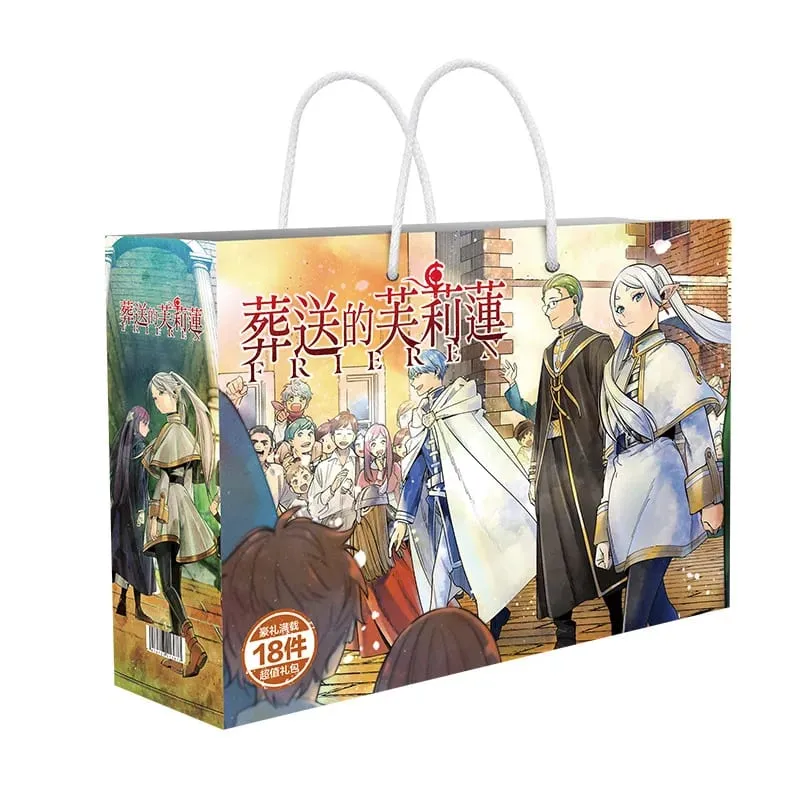 Sac cadeau porte-bonheur Anime Bungou Stray Dogs Haikyuu, jouet de Collection comprenant une carte postale, un signet, des cartes Lomo, figurine Genshin Impact — image 3