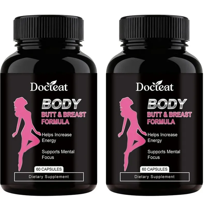 Docteat Body Butt & Breast Formula Capsules Helps Increase Energy and Supports Mental Focus with Creatine and Whey 60 Capsules — image 8
