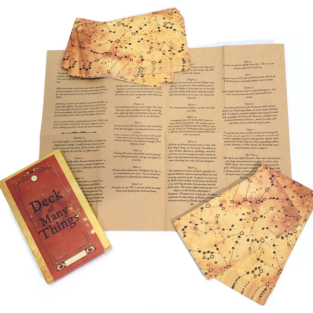 Deck of Many Things Card Game The Ultimate Tabletop Prop Full 22 card Deck of Many Things Adds And Extra Layer Of Excitement Pan — image 4