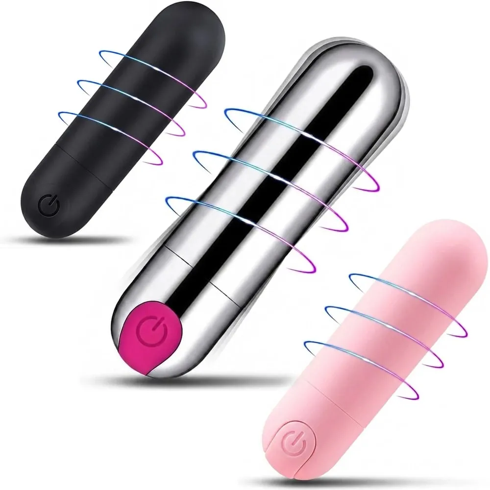 Silicone Bullet Vibrator Female Nipple Clitorals Stimulator Mini Vaginal Anal Massager Fully Waterproof Adult Sex Toys for Women — image 1