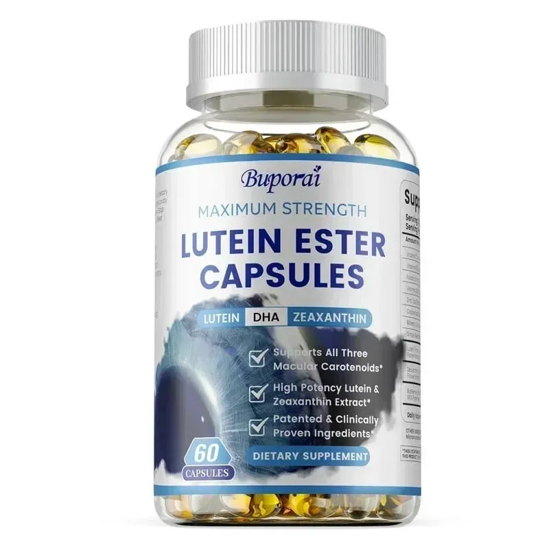 Lutein Ester Capsules - Support Eye Health Maintain Clear Vision Relieve Eye Fatigue Anti-oxidation Protect Against UV RaysS