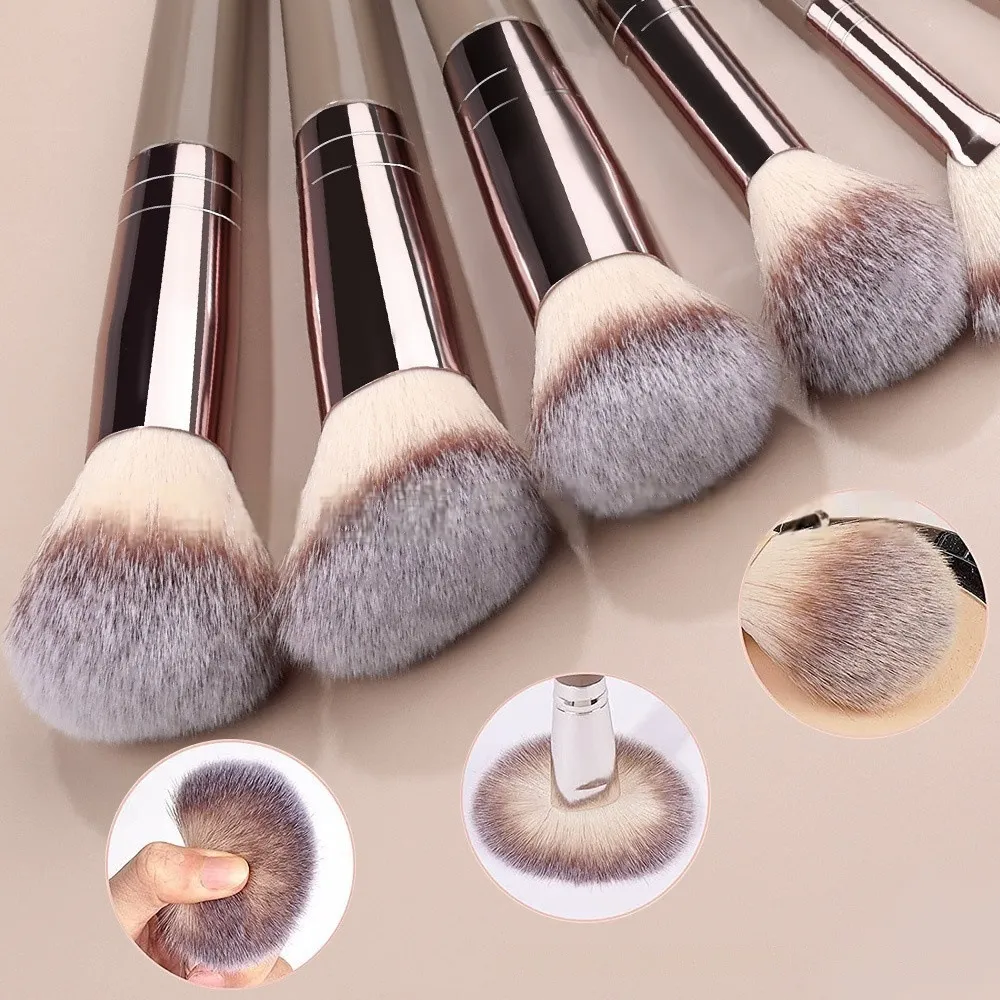 20Pcs Makeup Brushes Set Soft Synthetic Fiber Foundation Eyeshadow Blending Blush Powder Contour Beauty Tool — image 5