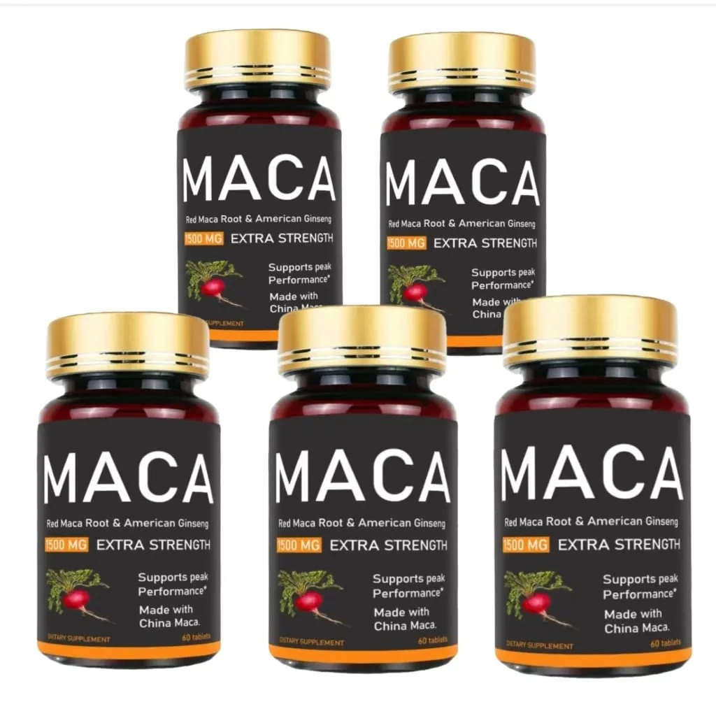 Original Ashwagandha Ginseng& Maca Tablets Male Supplement Immunity Capsules for Men — image 6