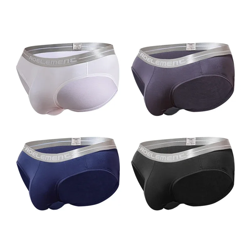 1pc Modal capsule lift U convex men's underwear bullet separate ice silk capsule pouch briefs