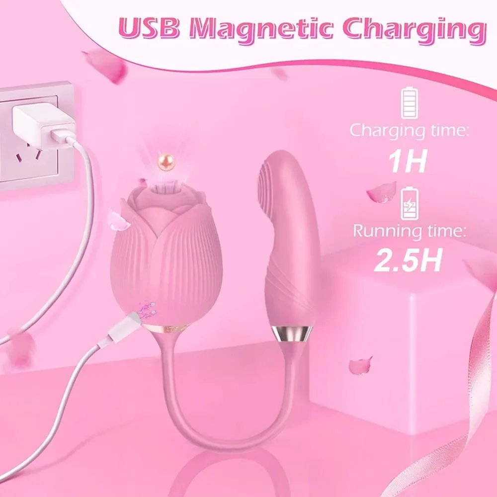 Clitoris Sucker Vibrator for Women Nipple Clit Stimulator Female Masturbator Finger Wiggle G-Spot Vibrator Sex Toy for Women 18+ — image 5